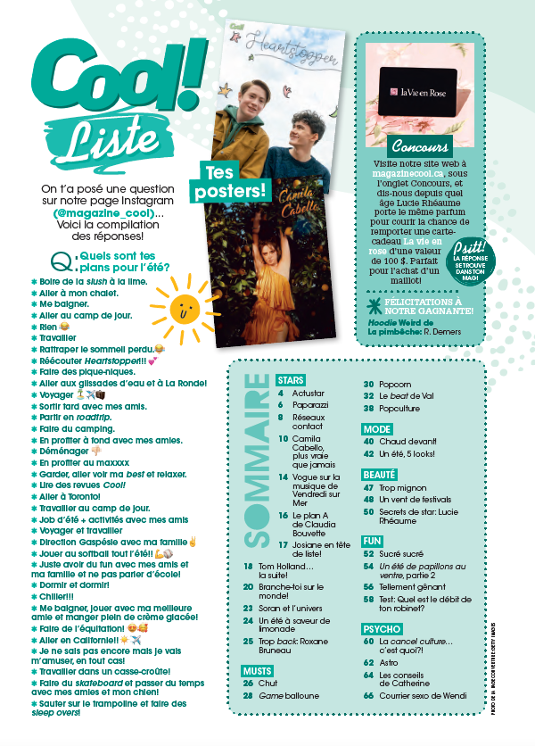 Vol.26 no.03 | Camila Cabello | Juillet 2022